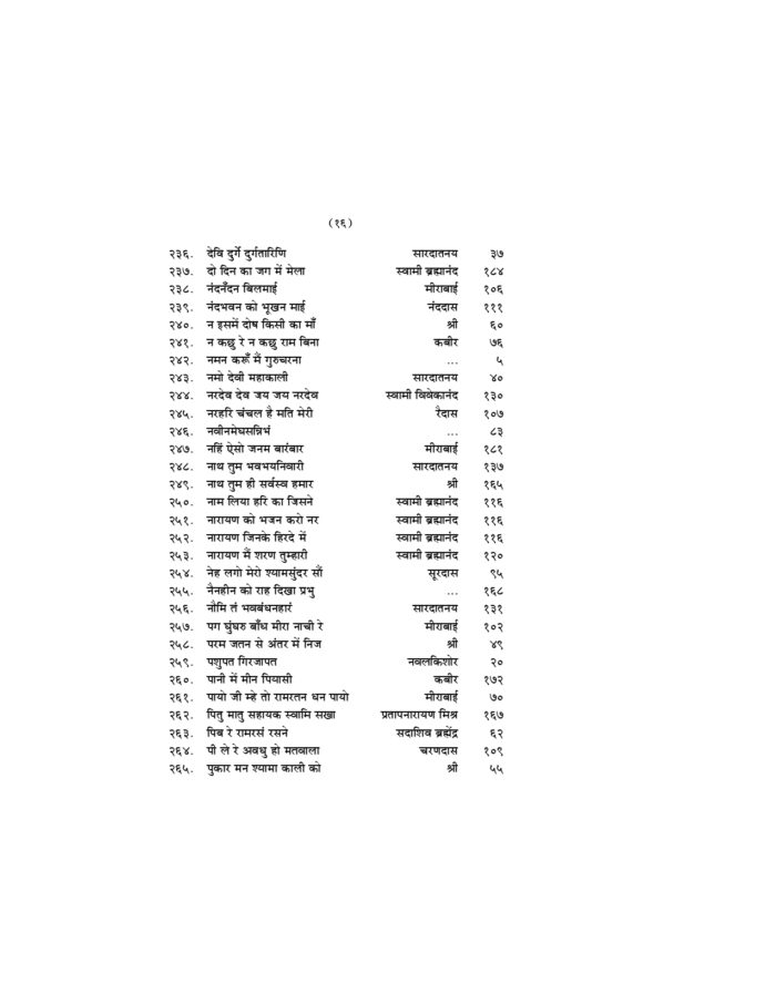 भजनांजलि - विविध हिन्दी, बँगला तथा संस्कृत भजनों का संग्रह (Bhajananjali) - Image 14